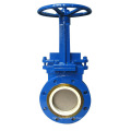 Shanghai POV made low price high quality lug wafer knife gate valve pn16 dn80